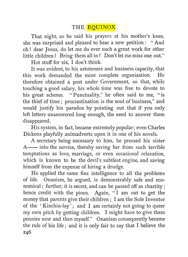Original scan of The Equinox (Volume I, Number VIII), PDF page 288