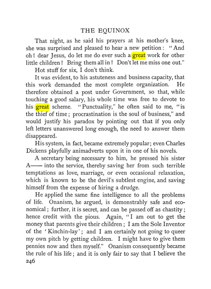 Original scan of The Equinox (Volume I, Number VIII), PDF page 288