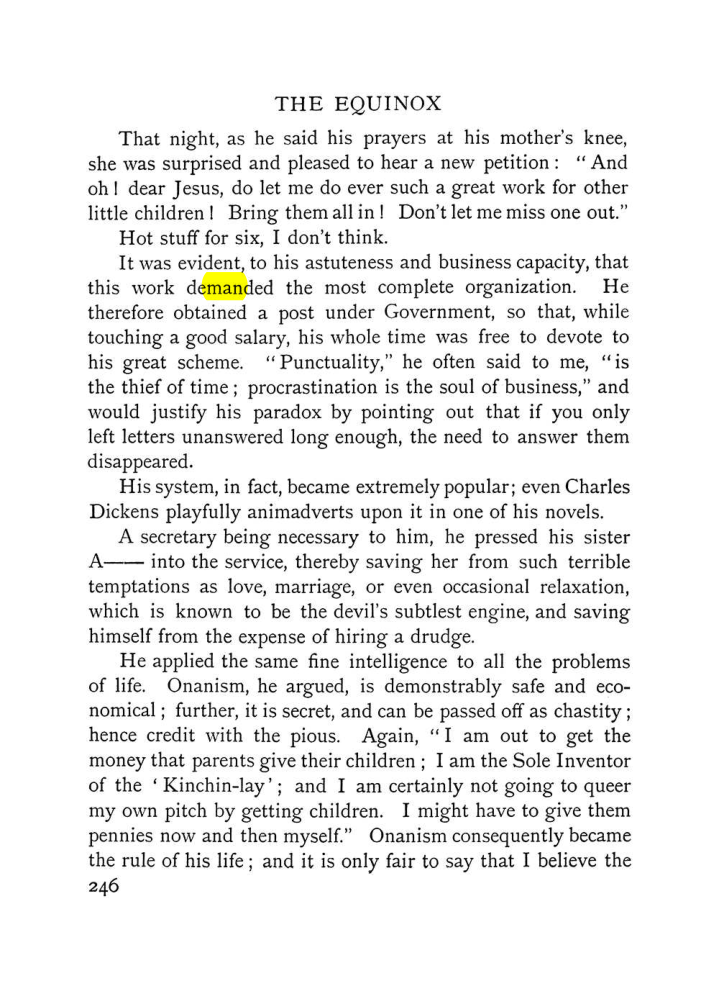 Original scan of The Equinox (Volume I, Number VIII), PDF page 288