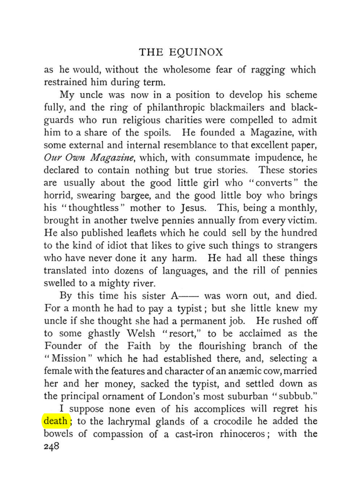 Original scan of The Equinox (Volume I, Number VIII), PDF page 290
