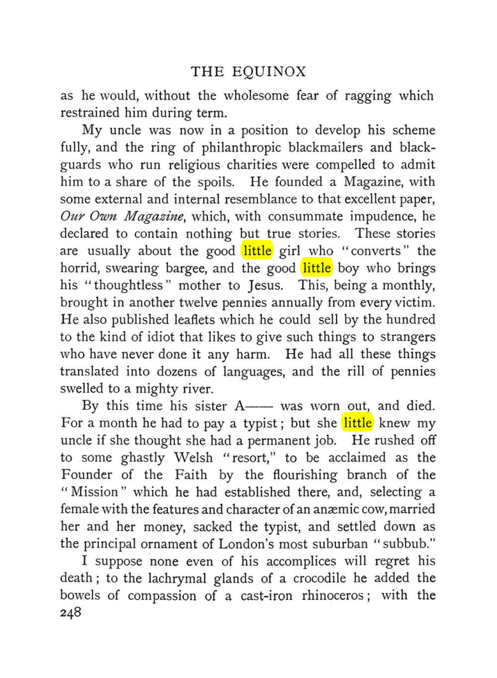 Original scan of The Equinox (Volume I, Number VIII), PDF page 290