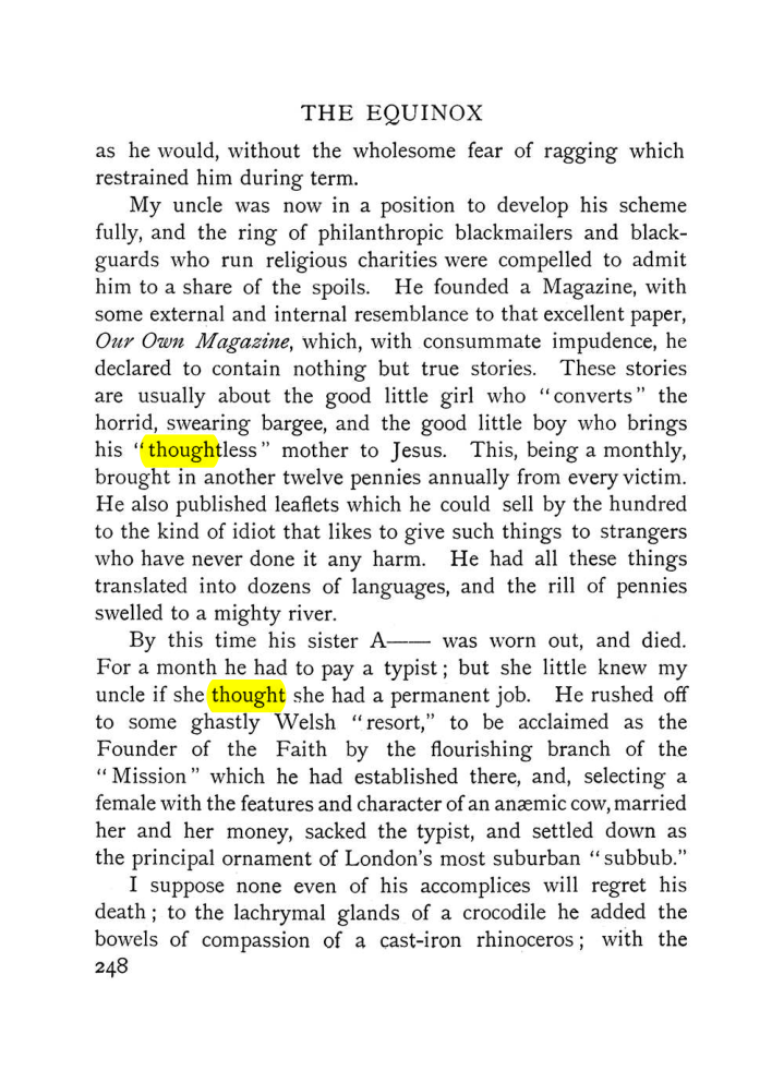 Original scan of The Equinox (Volume I, Number VIII), PDF page 290