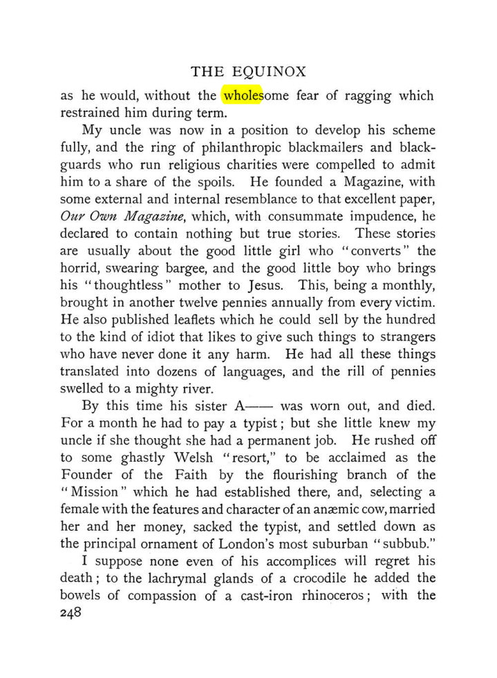 Original scan of The Equinox (Volume I, Number VIII), PDF page 290