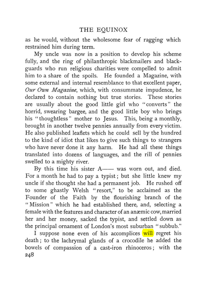 Original scan of The Equinox (Volume I, Number VIII), PDF page 290