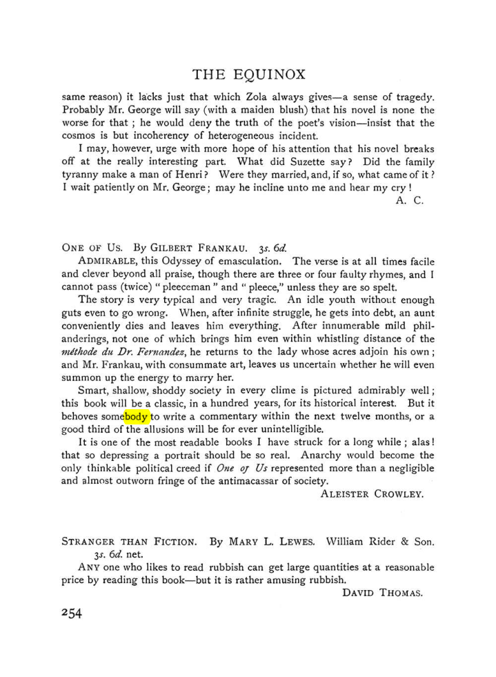 Original scan of The Equinox (Volume I, Number VIII), PDF page 296