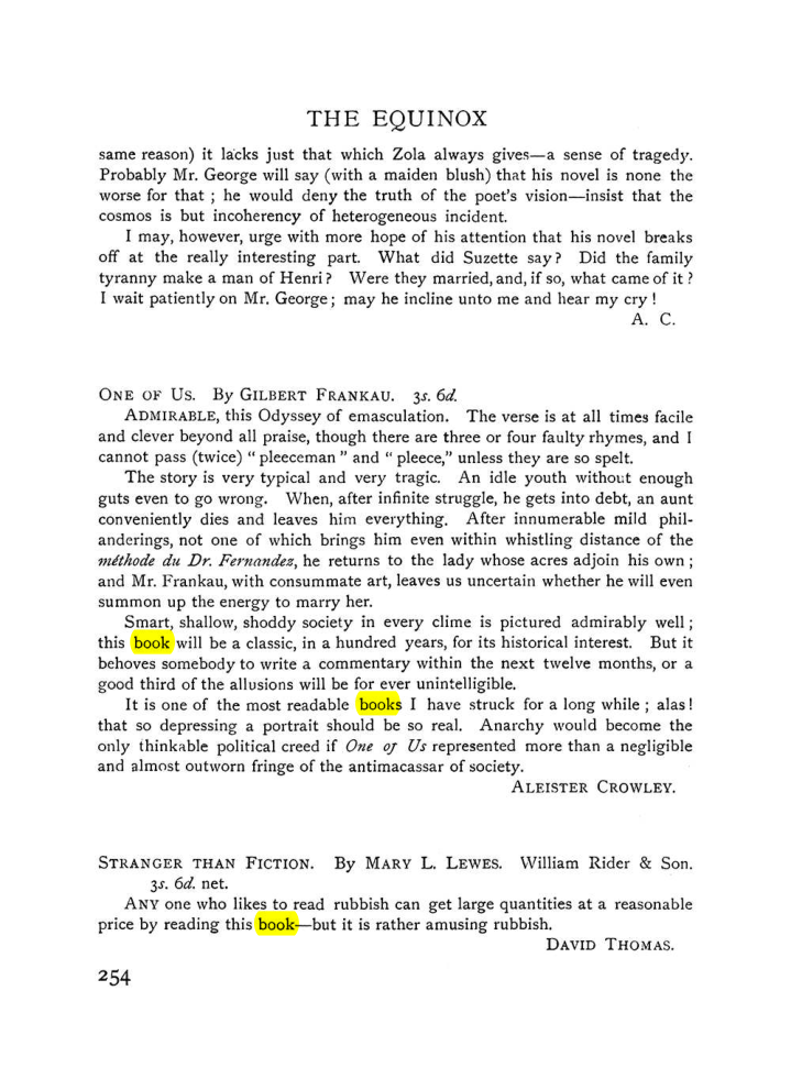 Original scan of The Equinox (Volume I, Number VIII), PDF page 296