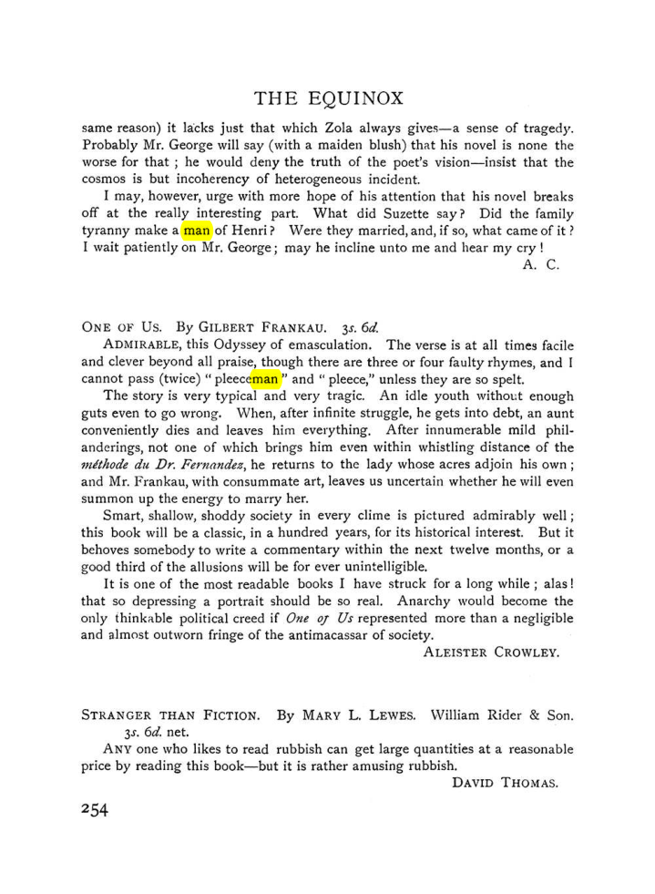 Original scan of The Equinox (Volume I, Number VIII), PDF page 296