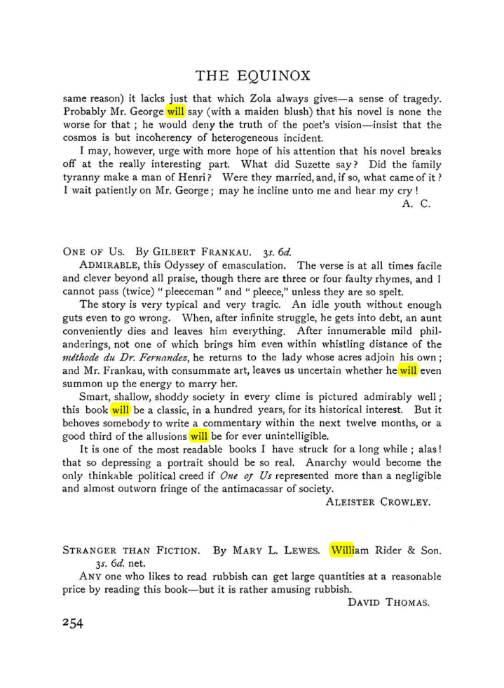 Original scan of The Equinox (Volume I, Number VIII), PDF page 296
