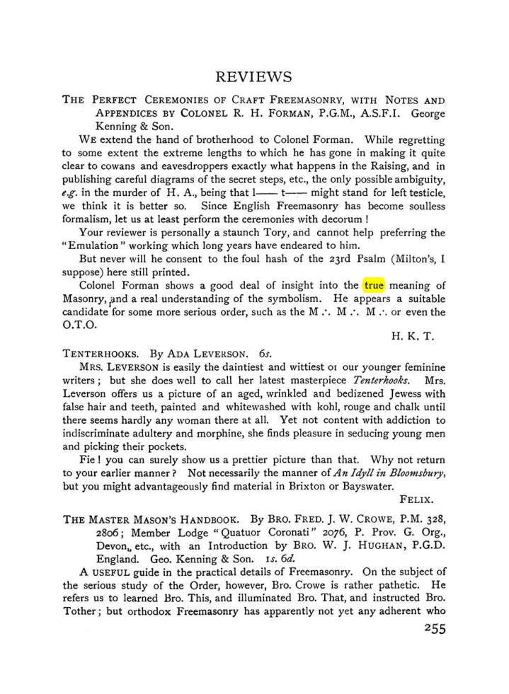 Original scan of The Equinox (Volume I, Number VIII), PDF page 297
