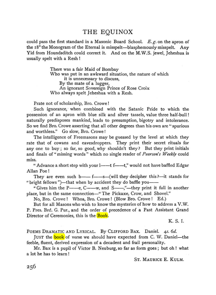 Original scan of The Equinox (Volume I, Number VIII), PDF page 298