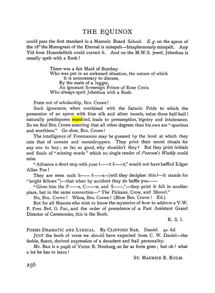 Original scan of The Equinox (Volume I, Number VIII), PDF page 298