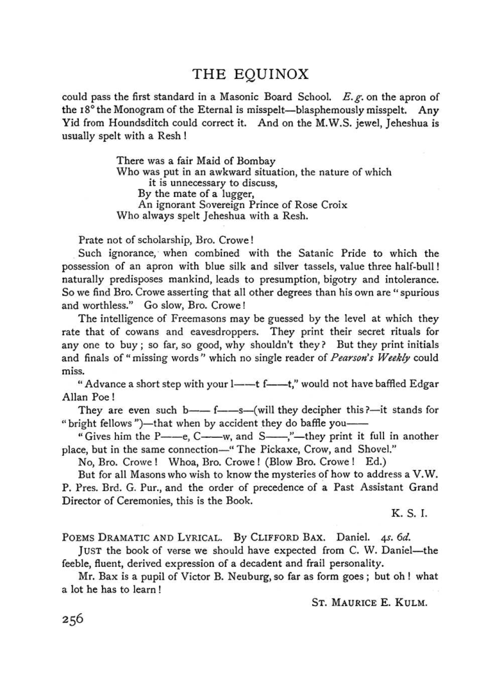 Original scan of The Equinox (Volume I, Number VIII), PDF page 298