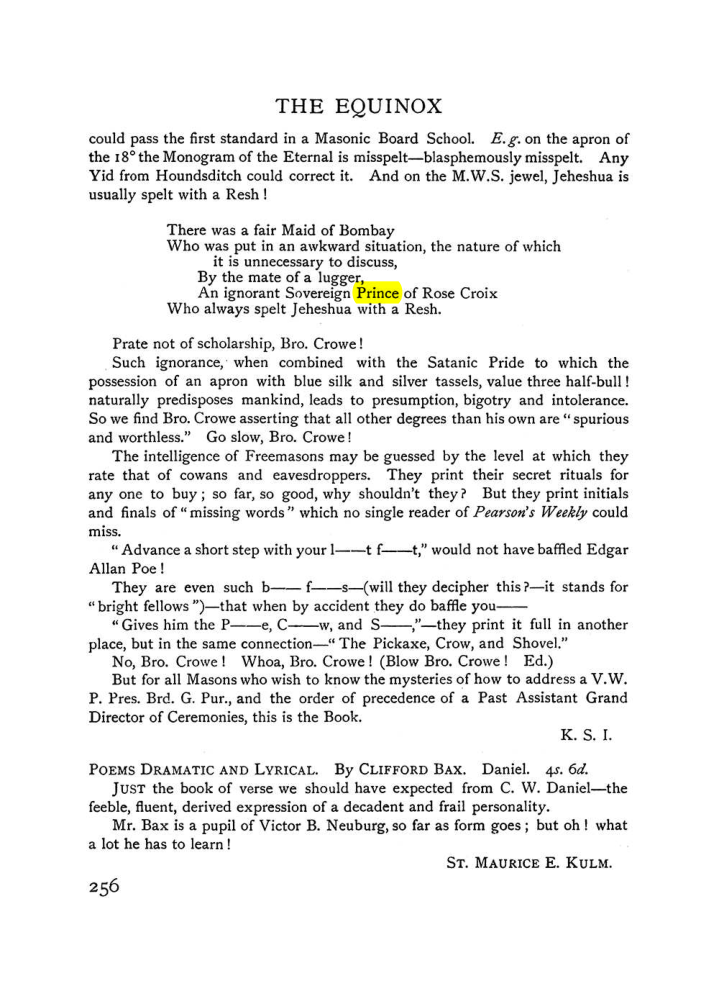 Original scan of The Equinox (Volume I, Number VIII), PDF page 298