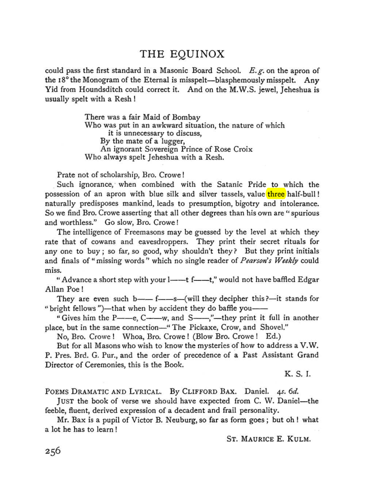 Original scan of The Equinox (Volume I, Number VIII), PDF page 298