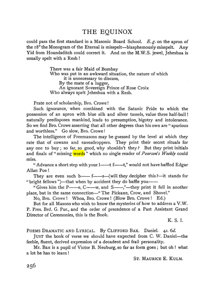Original scan of The Equinox (Volume I, Number VIII), PDF page 298