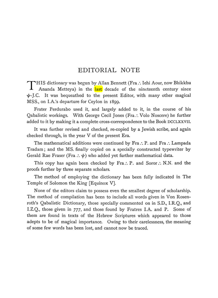 Original scan of The Equinox (Volume I, Number VIII), PDF page 305