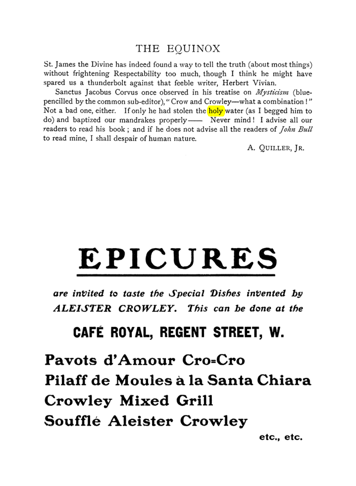 Original scan of The Equinox (Volume I, Number VIII), PDF page 418