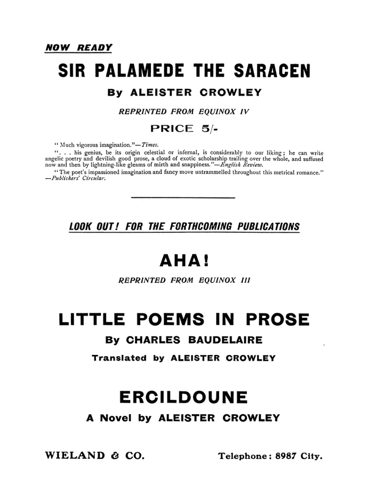 Original scan of The Equinox (Volume I, Number VIII), PDF page 419
