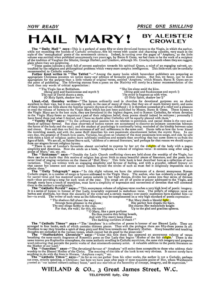 Original scan of The Equinox (Volume I, Number VIII), PDF page 422