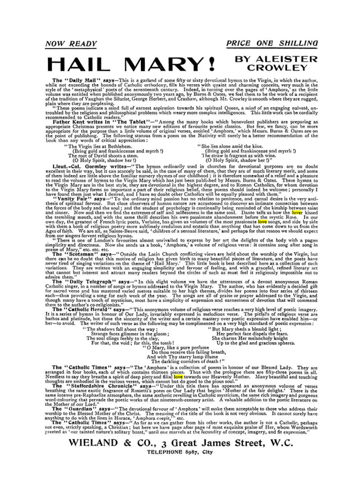Original scan of The Equinox (Volume I, Number VIII), PDF page 422