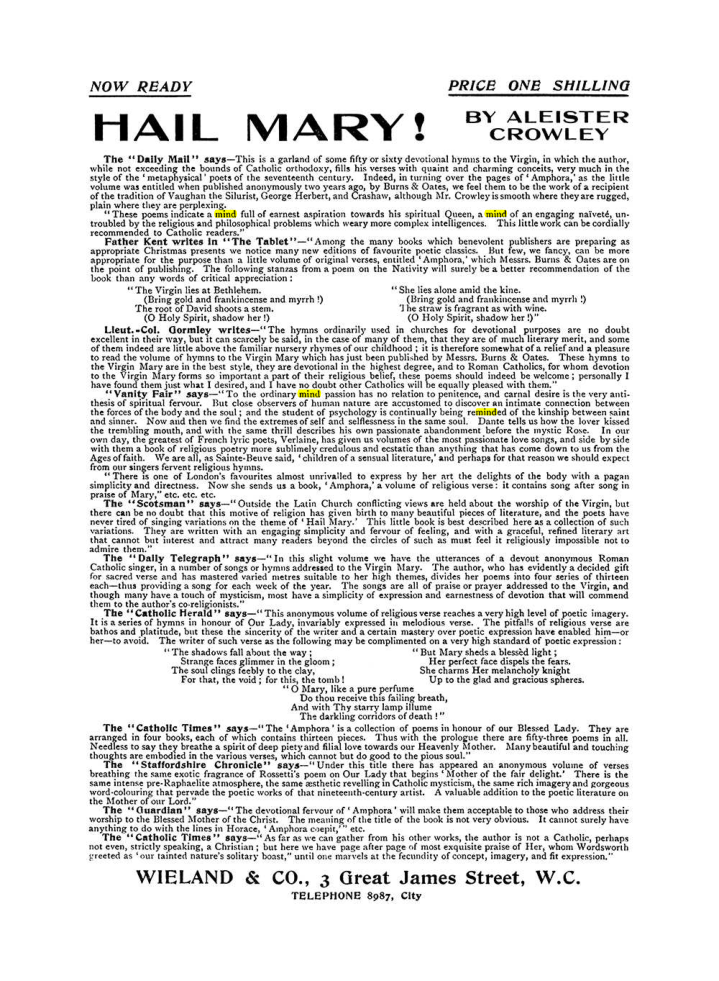 Original scan of The Equinox (Volume I, Number VIII), PDF page 422