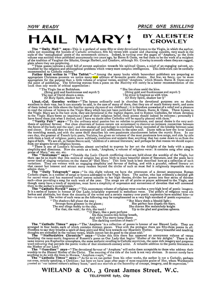 Original scan of The Equinox (Volume I, Number VIII), PDF page 422