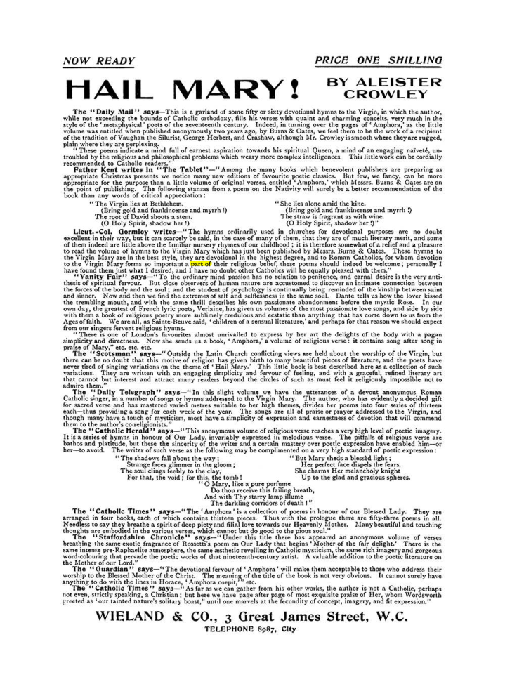 Original scan of The Equinox (Volume I, Number VIII), PDF page 422