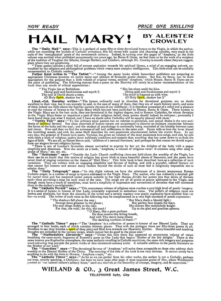 Original scan of The Equinox (Volume I, Number VIII), PDF page 422
