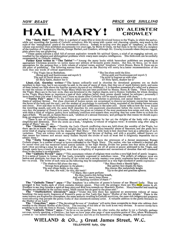 Original scan of The Equinox (Volume I, Number VIII), PDF page 422