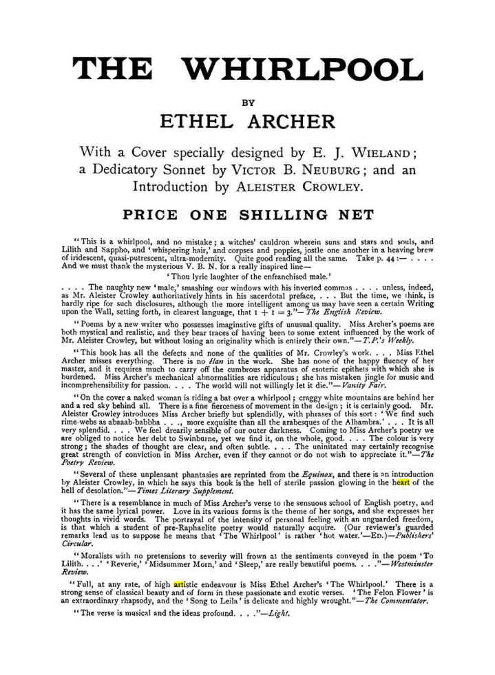 Original scan of The Equinox (Volume I, Number VIII), PDF page 426
