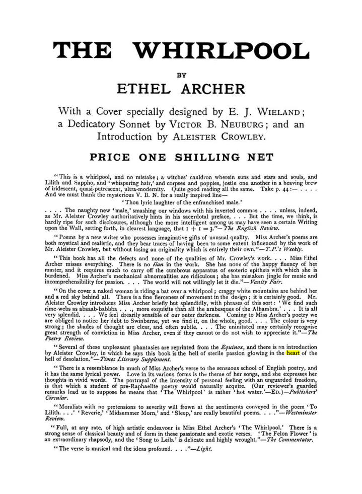 Original scan of The Equinox (Volume I, Number VIII), PDF page 426