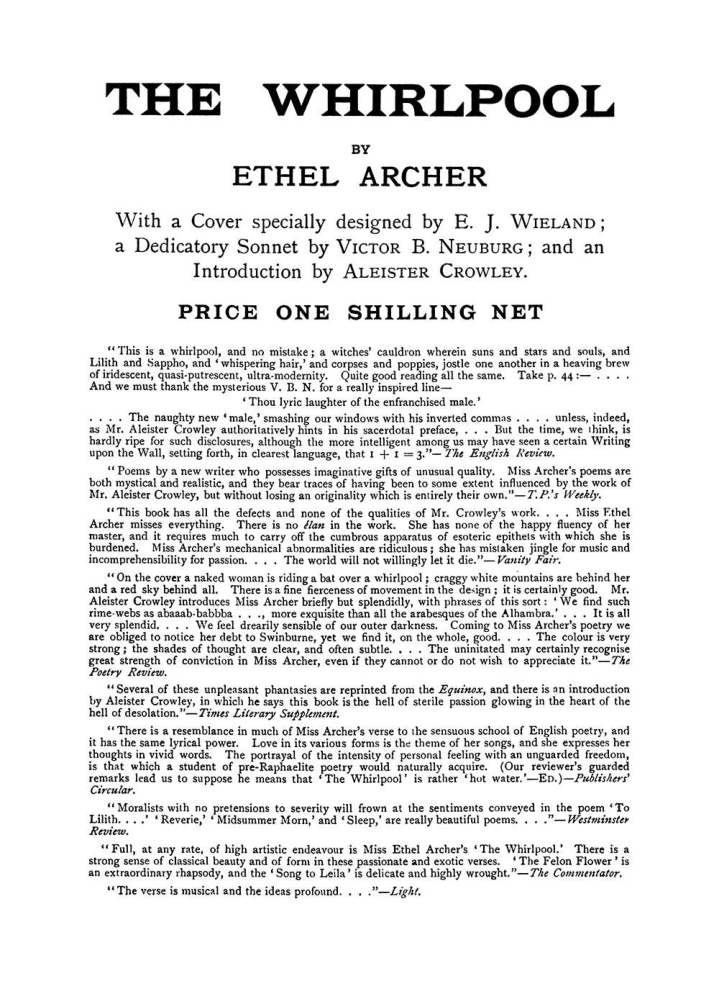 Original scan of The Equinox (Volume I, Number VIII), PDF page 426