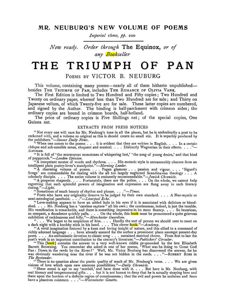 Original scan of The Equinox (Volume I, Number VIII), PDF page 427