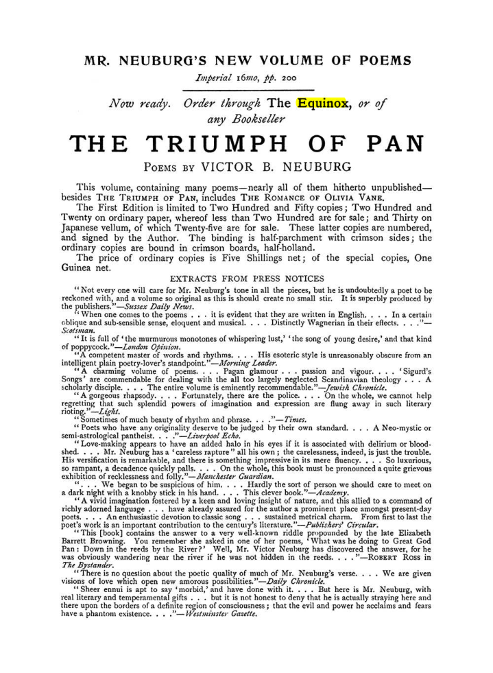 Original scan of The Equinox (Volume I, Number VIII), PDF page 427