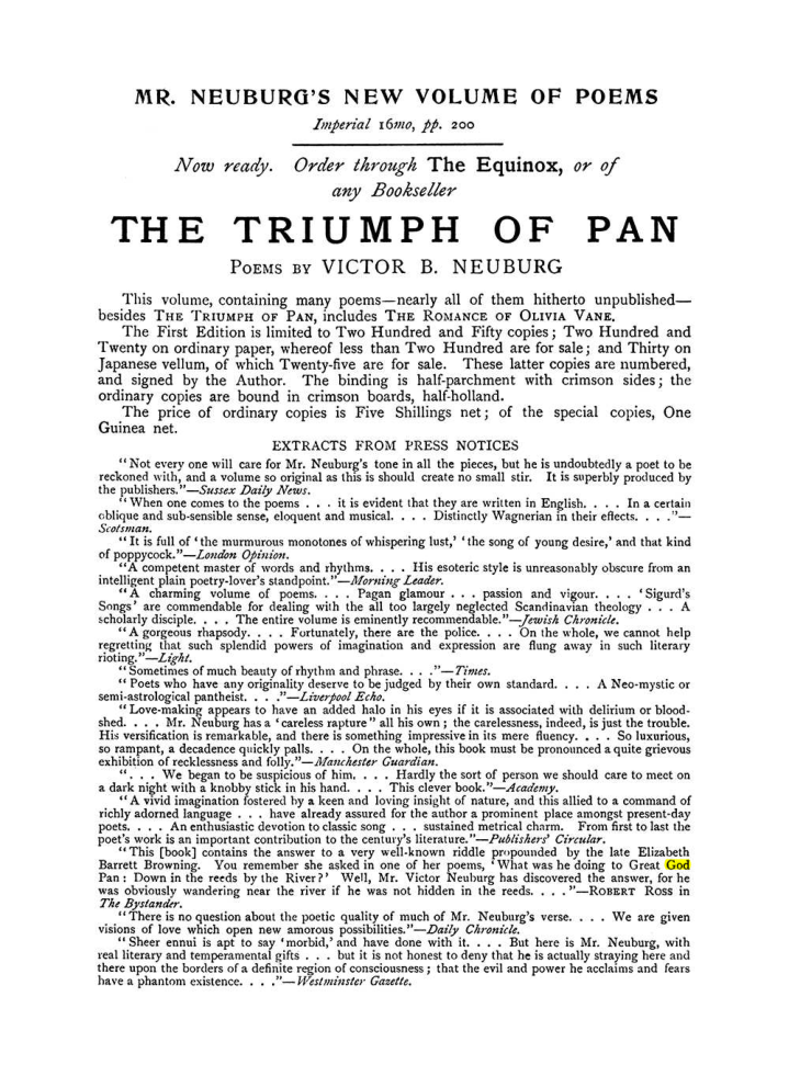 Original scan of The Equinox (Volume I, Number VIII), PDF page 427