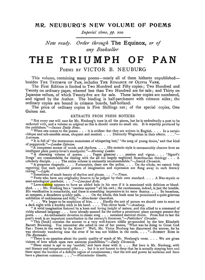Original scan of The Equinox (Volume I, Number VIII), PDF page 427