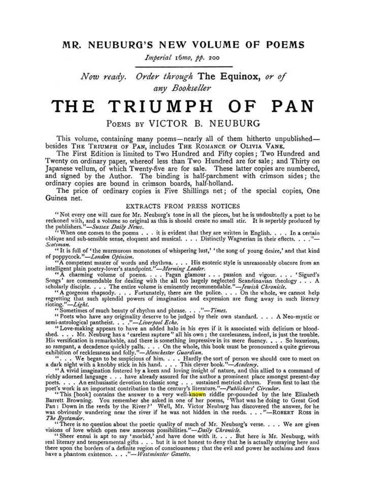 Original scan of The Equinox (Volume I, Number VIII), PDF page 427