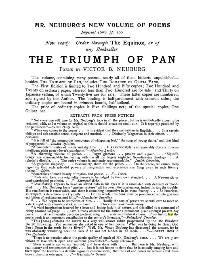 Original scan of The Equinox (Volume I, Number VIII), PDF page 427