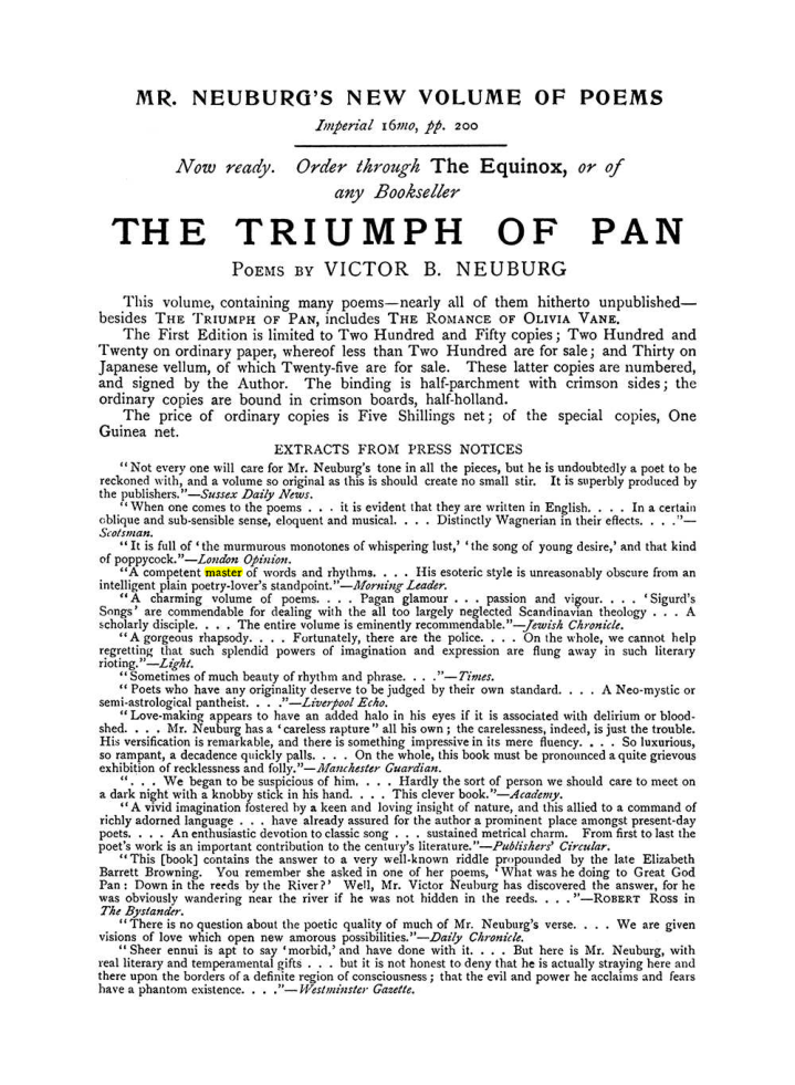 Original scan of The Equinox (Volume I, Number VIII), PDF page 427