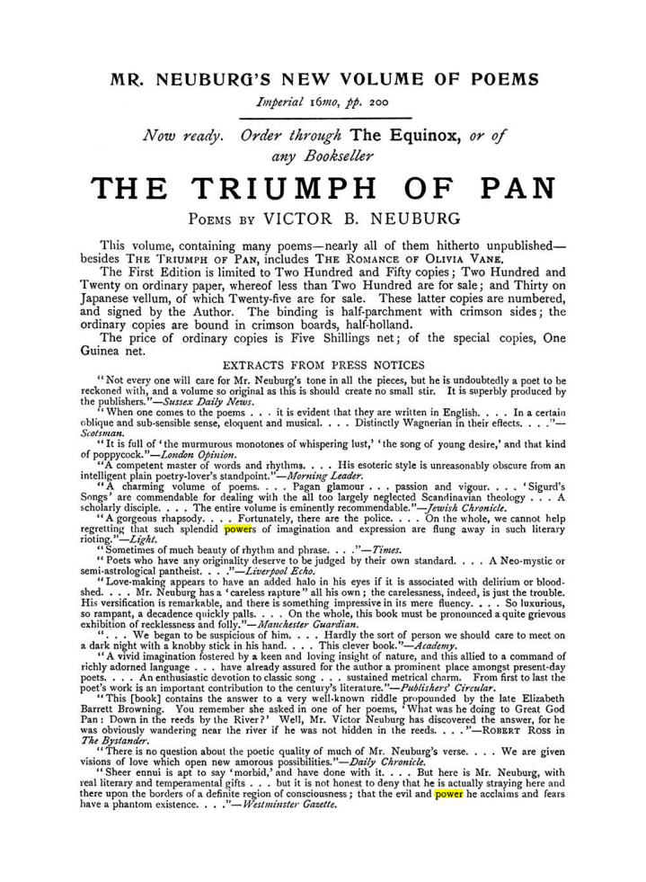 Original scan of The Equinox (Volume I, Number VIII), PDF page 427