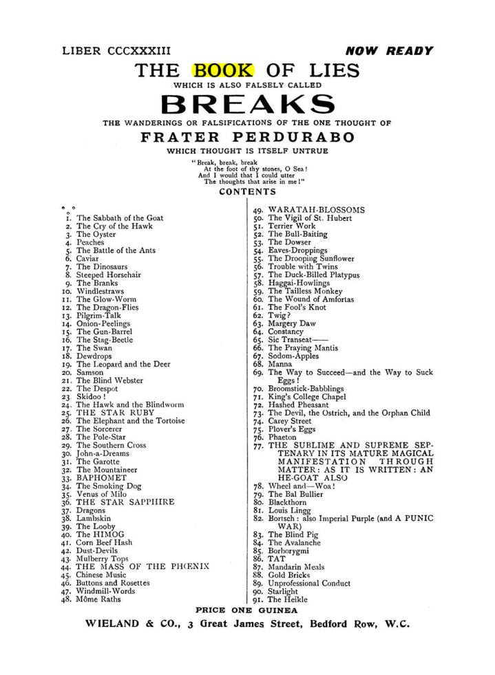 Original scan of The Equinox (Volume I, Number VIII), PDF page 437