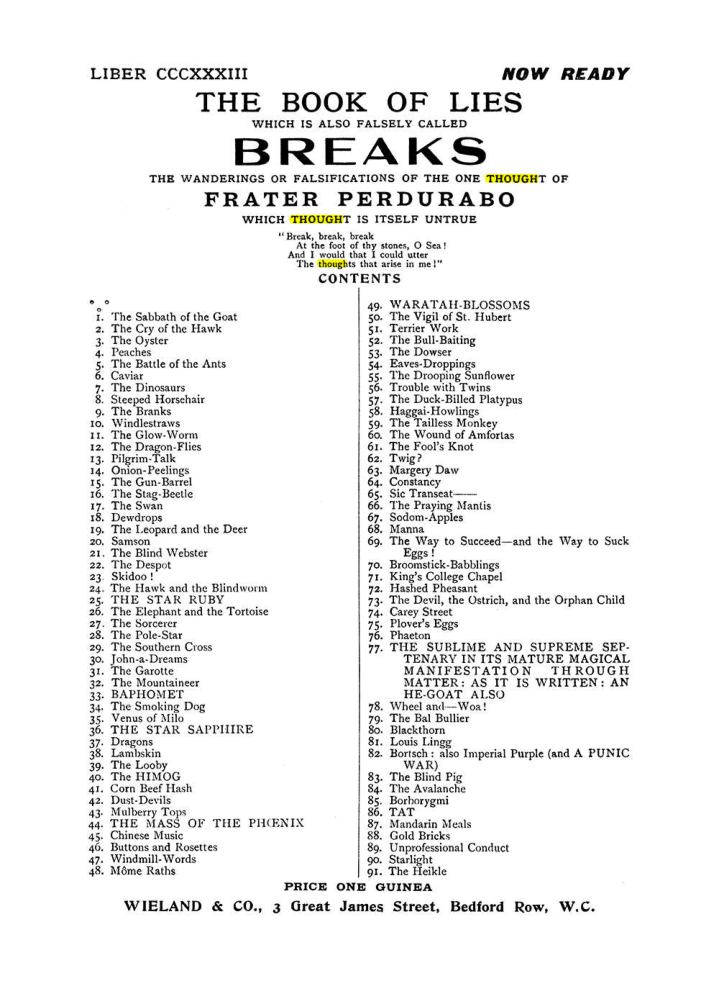 Original scan of The Equinox (Volume I, Number VIII), PDF page 437