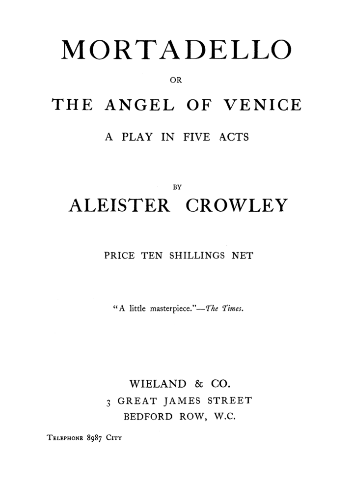 Original scan of The Equinox (Volume I, Number VIII), PDF page 438