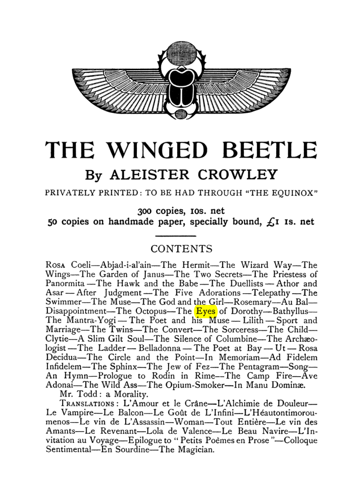 Original scan of The Equinox (Volume I, Number VIII), PDF page 439