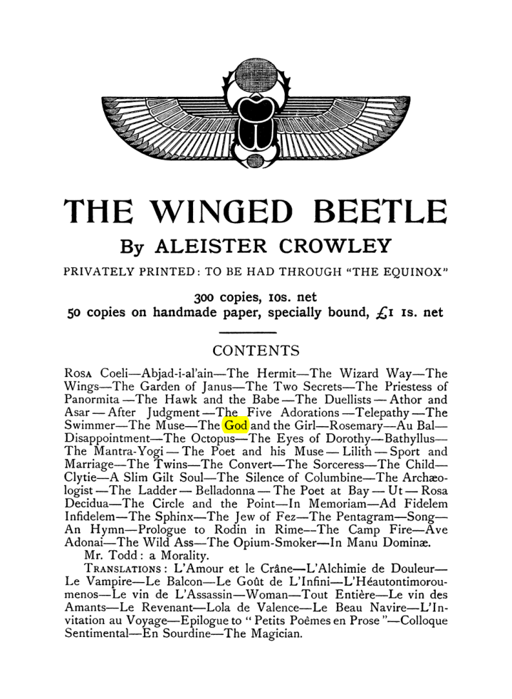 Original scan of The Equinox (Volume I, Number VIII), PDF page 439