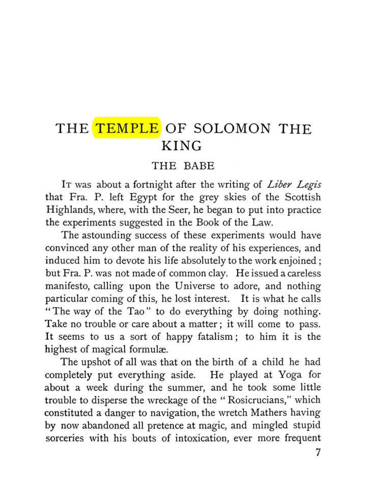 Original scan of The Equinox (Volume I, Number VIII), PDF page 47