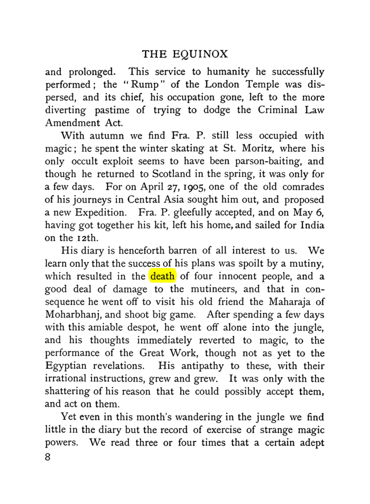 Original scan of The Equinox (Volume I, Number VIII), PDF page 48