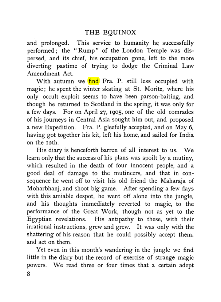 Original scan of The Equinox (Volume I, Number VIII), PDF page 48