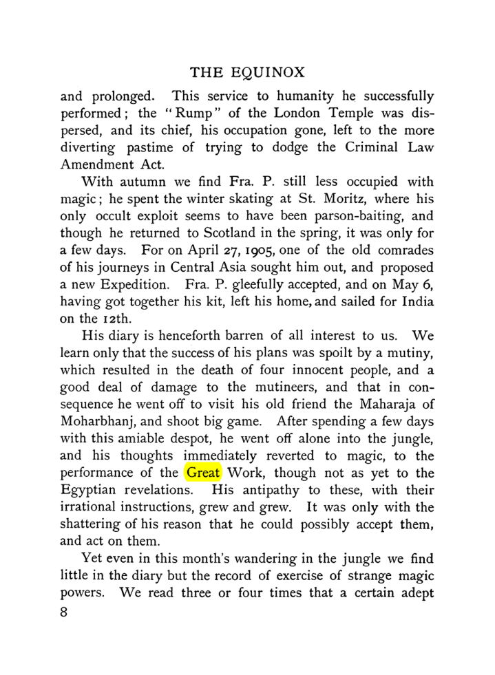 Original scan of The Equinox (Volume I, Number VIII), PDF page 48