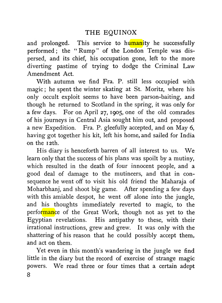 Original scan of The Equinox (Volume I, Number VIII), PDF page 48